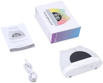 Ankilo Kids Alarm Clock with Night Light and Dual Alarms