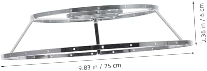 Metal Lampshade Rack DIY Frame for Lampshade Chandelier Harp Bracket