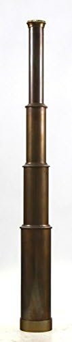 Captains Brass Telescope with Antique Finish 15 Inch Extended