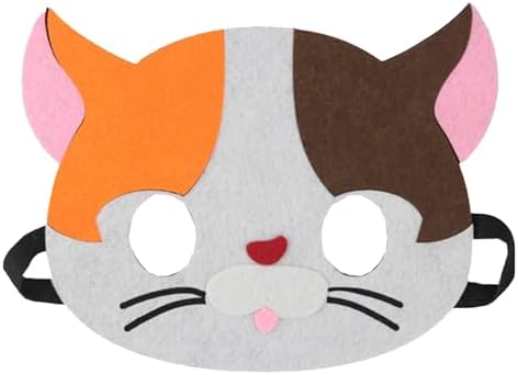 Jtnohx Felt Animal Masks 10 Pack for Kids