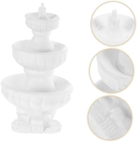 Garneck Miniature Fountain Decor for Micro Landscape Bonsai Table