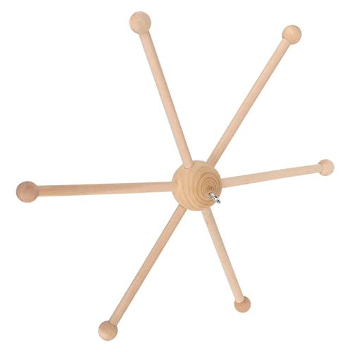 Wooden Mobile Frame Kit for Baby Crib and Wind Chimes