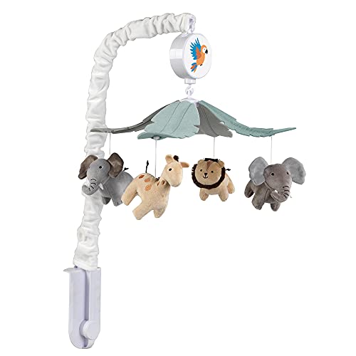 Lambs Ivy Jungle Friends Musical Crib Mobile Soother Toy