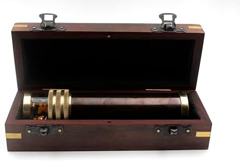Handcrafted Brass Kaleidoscope in Gift Box