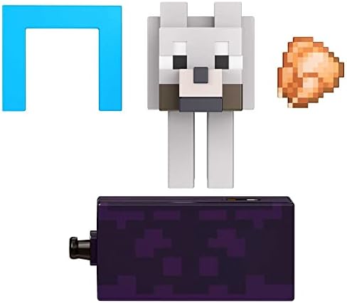 Minecraft Build Wolf Action Figure 325-in Scale