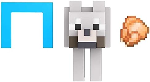 Minecraft Build Wolf Action Figure 325-in Scale