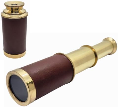 Prime NAUTICAL 6 Inches Brass Pirate Telescope