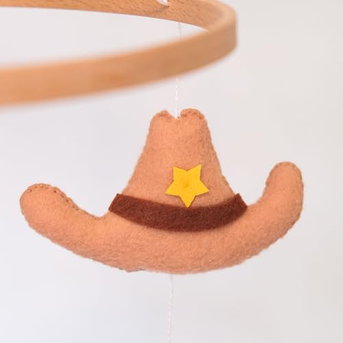 Western Baby Mobile for Crib and Boys Room
