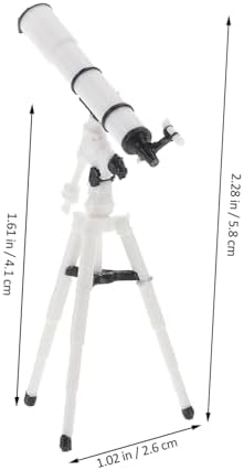 UPKOCH 12 Scale Dollhouse Telescope Decor Ornament