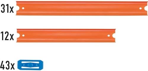 Hot Wheels Mega Track Set 40 Feet Track 87 Parts
