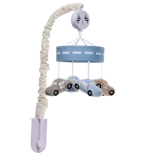 Lambs Ivy Little Racer Musical Car Baby Mobile Soother Toy