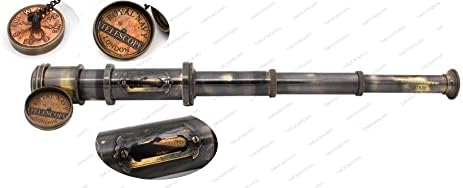 Pirate Brass Telescope with 30x Magnification