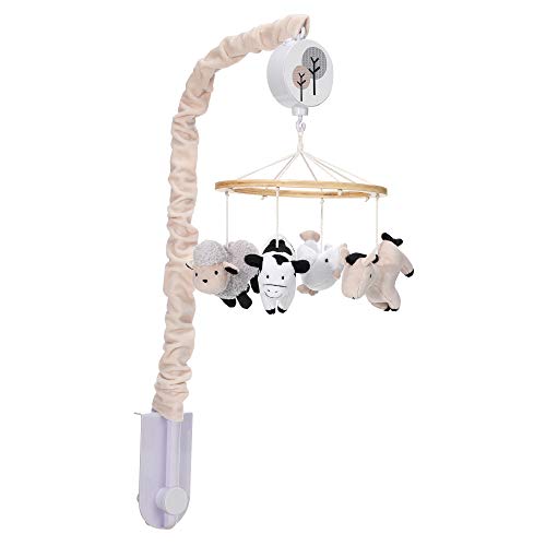 Lambs Ivy Baby Farm Animals Musical Mobile Soother Toy