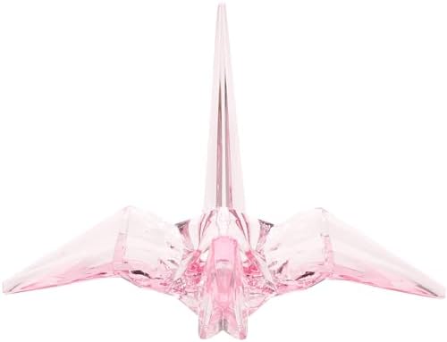 Acrylic Origami Crane Decor Sculpture Figurine