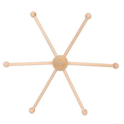 Wooden Mobile Frame Kit for Baby Crib and Wind Chimes