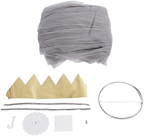 Kids Netting Mesh Cotton Bed Canopy Baby Cribs Grey