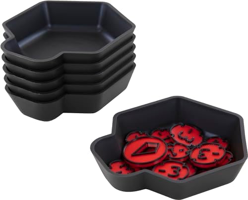 Feldherr Shell Expansion Pack - 6 Token Trays for Board Games