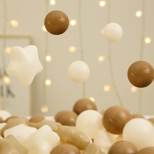 TRENDPLAY Star Ball Pit Balls 200 Count for Kids