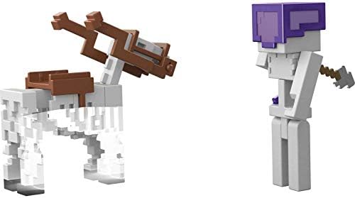 Mattel Minecraft Skeleton Craft-a-Block 2-Piece Set
