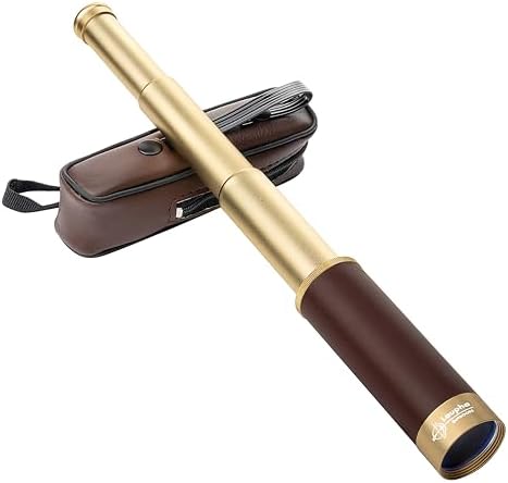 Retro Pirate Telescope 25x30 Pocket Monocular with BAK-4 Lens