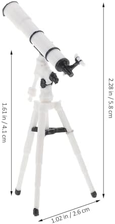 BESTonZON 112 Scale Dollhouse Telescope Ornament