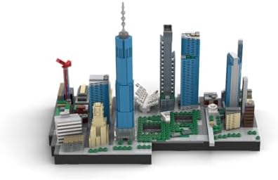 New World Trade Center Building Blocks Set - 1871pcs Modular Architecture Model