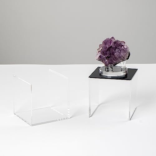 Clear Acrylic Display Box for Collectibles 3x3x3 Inch