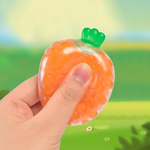 6pcs Carrot Stress Toys for Kids and Adults