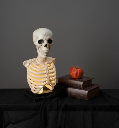 Crazy Bonez Skeleton Bust with Light and Sound 16 Inch Tall