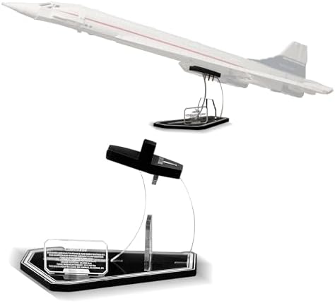 NAOCARD Acrylic Stand for Lego Concorde 10318 Building Set