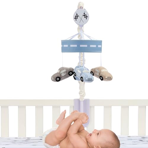 Lambs Ivy Little Racer Musical Car Baby Mobile Soother Toy