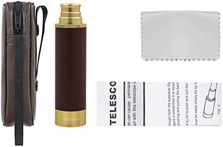Retro Pirate Telescope 25x30 Pocket Monocular with BAK-4 Lens