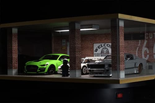 Lego Cars Speed Champions Display Case with LED Lighting