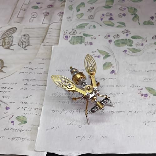 Lovewenying Steampunk Mechanical Insect Puzzle Kit