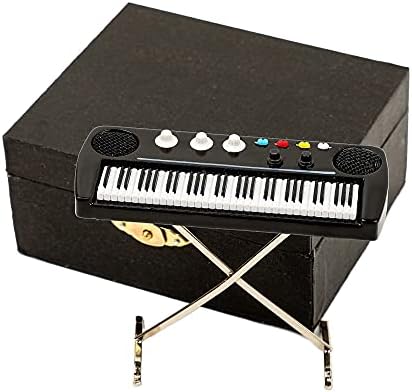 Mini Electronic Organ with Red Velvet Case