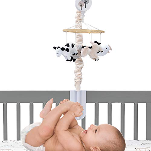Lambs Ivy Baby Farm Animals Musical Mobile Soother Toy