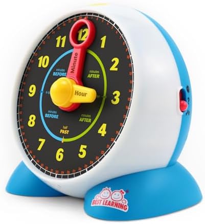 BEST LEARNING Learning Clock for Kids Ages 3-6