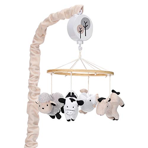 Lambs Ivy Baby Farm Animals Musical Mobile Soother Toy