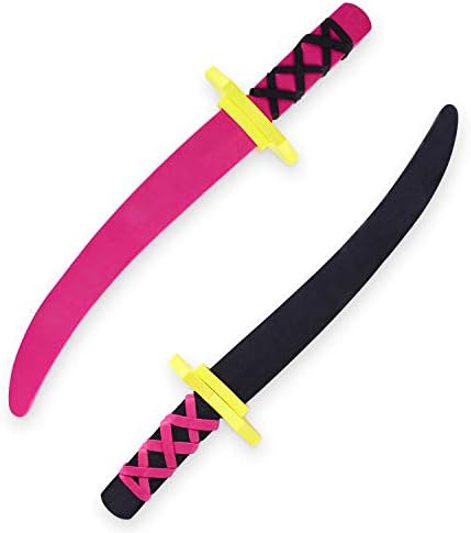 Super Z Outlet Foam Toy Swords 6 Pack Ninja Pirate Style