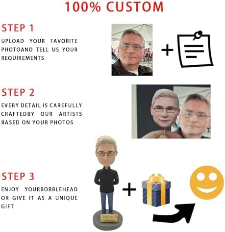 Custom Handmade Bobblehead Figure Personalized and Previewable