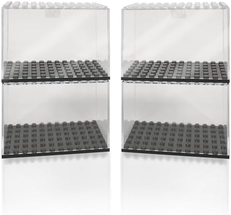 Minifigure Display Cases 4 Pack Acrylic Box