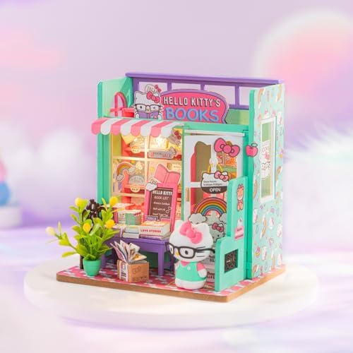 Hands Craft Hello Kitty Miniature Bookstore Kit