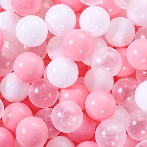 STARBOLO 100pcs Crush Proof Ball Pit Balls Pink