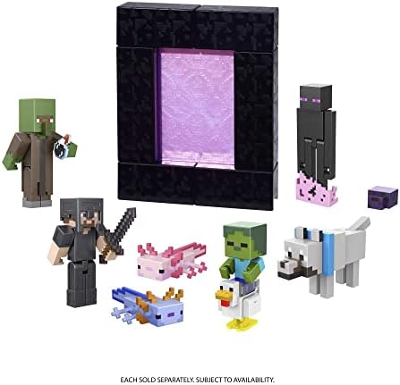 Minecraft Build Wolf Action Figure 325-in Scale