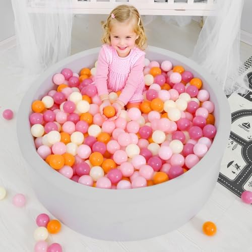 GOGOSO 50PCS Soft Pastel Ball Pit Balls BPA-Free Non-Toxic