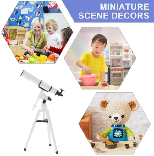 Totority Dollhouse Miniature Telescope 112 Scale