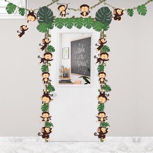 Ctosree 49 Pcs Jungle Party Decorations Banners
