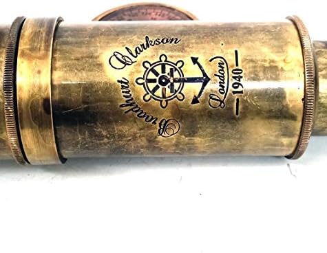 Scout Regiment Brass Telescope 19 Inch Spyglass for Kids and Adults