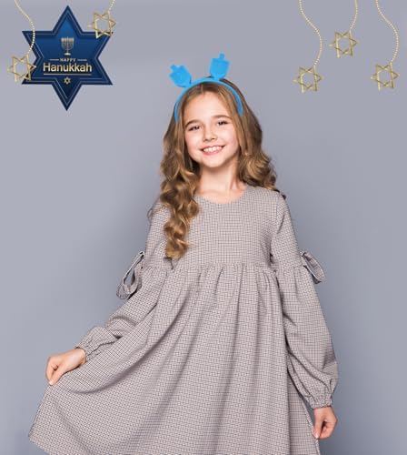 The Dreidel Company Hanukkah Headband - LED Flashing Menorah and Dreidel
