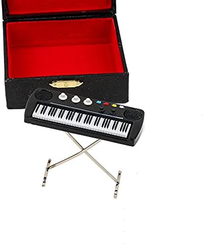 Mini Electronic Organ with Red Velvet Case